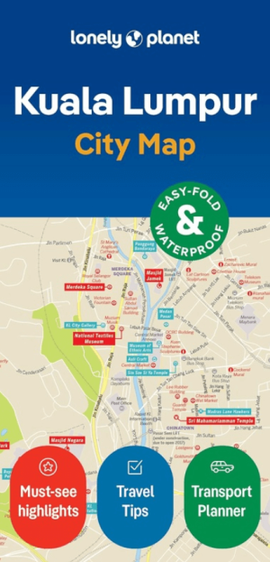 Stadskaart Kuala Lumpur city map - Lonely Planet
