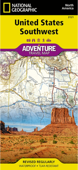 Landkaart Wegenkaart 3121 USA-Zuidwest - Nat Geo