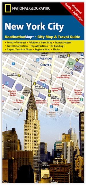 Stadsplattegrond New York City - National Geographic