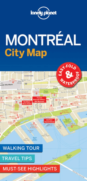 Stadskaart Montréal Quebeck Canada City map - Lonely Planet