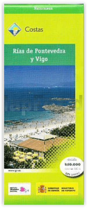 Wandelkaart T07 Rías de Pontevedra y Vigo Galicië - CNIG