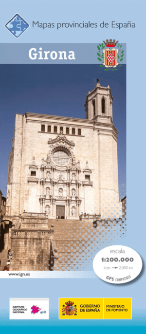 Landkaart Wegenkaart 18 Mapa Provinciales Girona Catalonia - CNIG