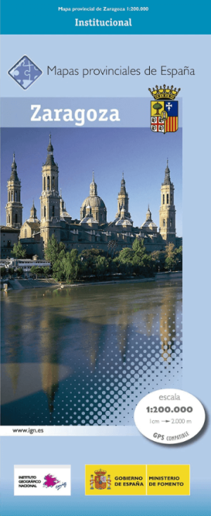 Landkaart Wegenkaart 48 Mapa Provinciales Zaragoza - CNIG