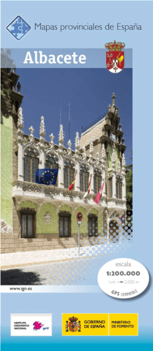 Landkaart Wegenkaart 02 Mapa Provinciales Albacete - CNIG