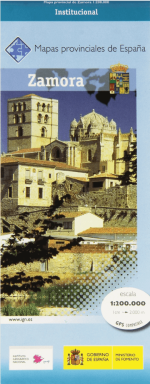 Landkaart Wegenkaart 47 Mapa Provinciales Zamora - CNIG