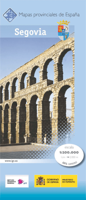 Landkaart Wegenkaart 39 Mapa Provinciales Segovia - CNIG
