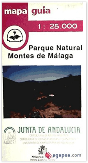 Wandelkaart T11 Montes de Málaga Andalusië - CNIG
