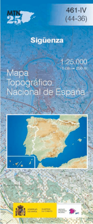 Wandelkaart 00461.4 Sigüenza, Guadalajara, Castilla-la Mancha