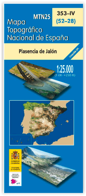 Wandelkaart 0353.4 Plasencia de Jalón, provincie Zaragosa, Aragon