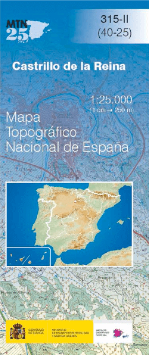Wandelkaart 00315.2 Castrillo de la Reina, Burgos, Castillië