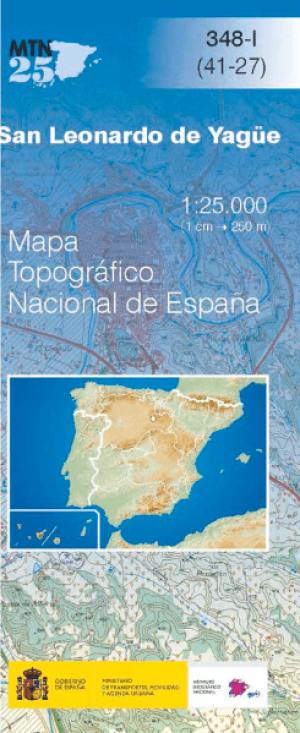 Wandelkaart 00348.1 San Leonardo de Yagüe, Soria, Castillië