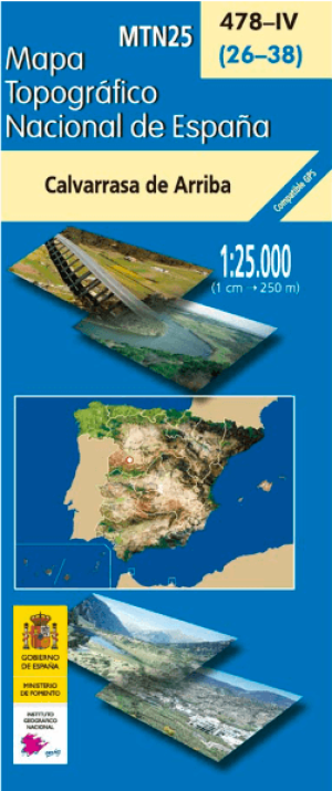 Wandelkaart 00478.4 Calvarrasa de Arriba, Salamanca, Castillië