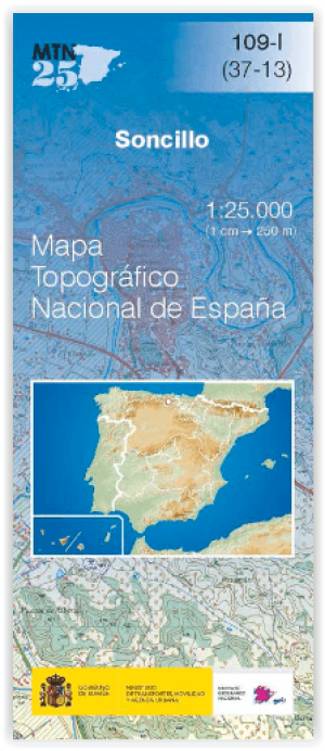 Wandelkaart 00109.1 Soncillo, Navarra - CNIG