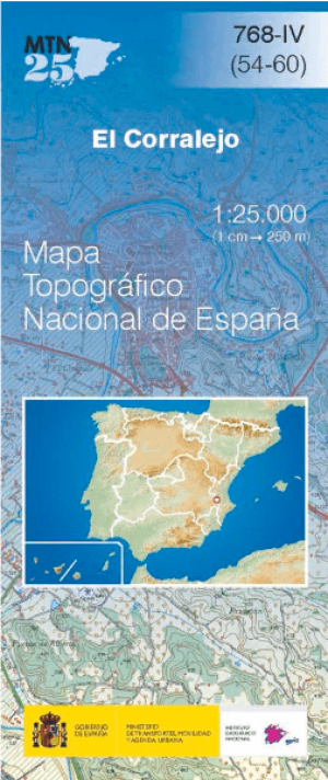 Wandelkaart 000768.4 El Corralejo, Valencia, Valencia Spanje