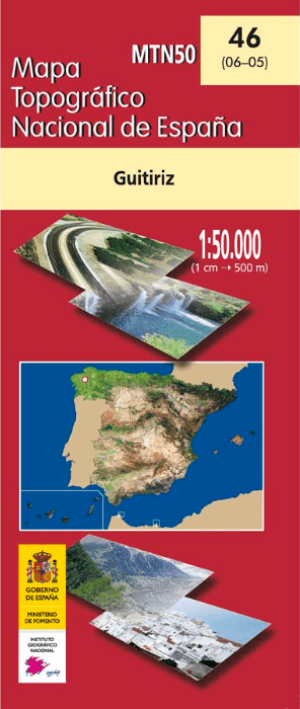 Wandelkaart 0050.0046 Guitiriz, Lugo, Galaicië Spanje