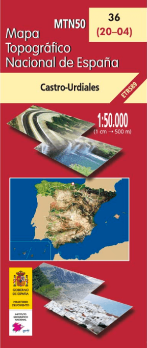 Wandelkaart 0050.0036 Castro-Urdiales, Cantabrië, Cantabrië