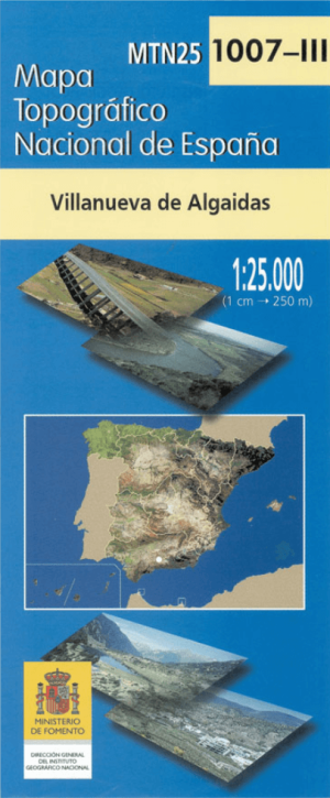 Wandelkaart 001007.3 Villanueva de Algaidas, Malaga Andalusië