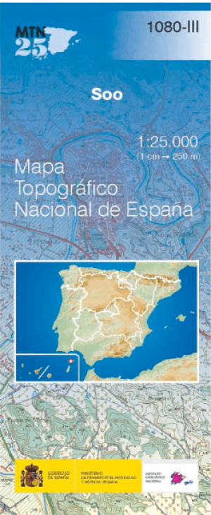 Wandelkaart 001080.3 Soo, LANZAROTE Canarische eilanden Spanje