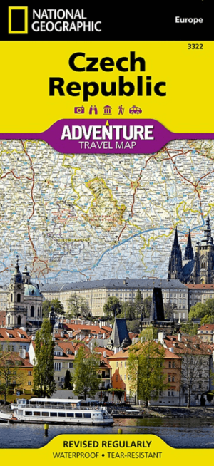 Landkaart Wegenkaart 3322 Adventure map Tsjechië - Nat Geo