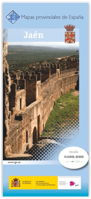 Landkaart Wegenkaart 23 Mapa Provinciales Jaén Andalusië - CNIG