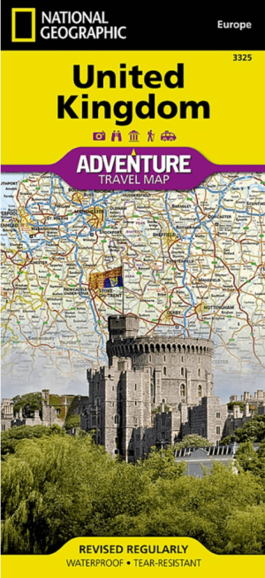Landkaart Wegenkaart 3325 Adventue map Groot-Brittannië - Nat Geo