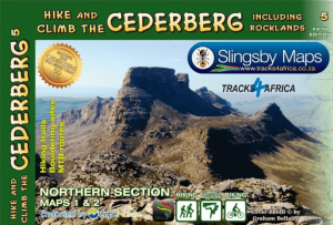 Wandelkaart Hike & Climb the Cederberg - Tracks4Afrika