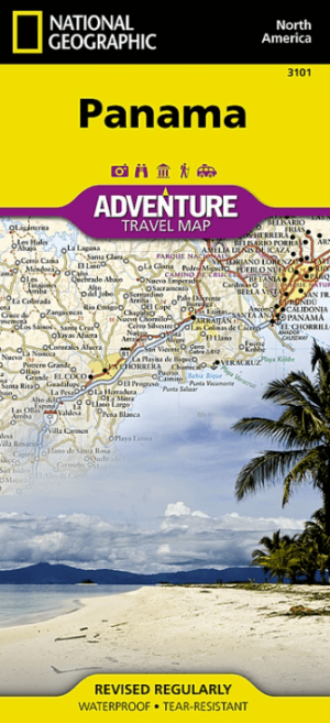 Landkaart Wegenkaart 3101 Panama - Nat Geo
