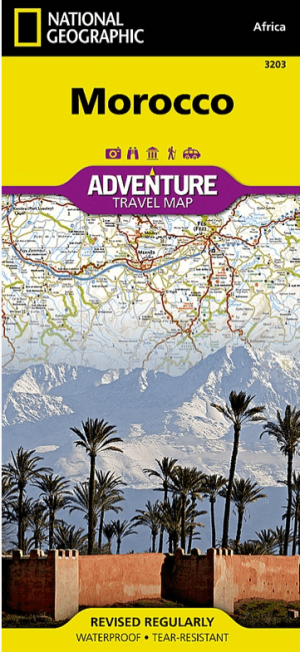 Landkaart Wegenkaart 3203 Adventure Map Morocco - Nat Geo