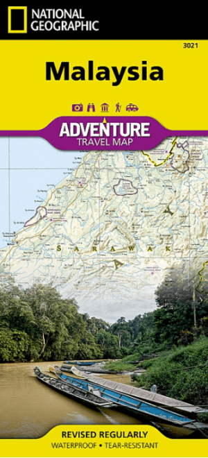 Landkaart Wegenkaart 3021 Maleisië - Nat Geo