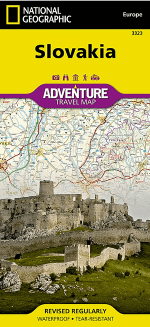 Landkaart Wegenkaart 3323 Adventure map Slowakije - Nat Geo