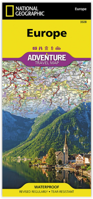 Landkaart Wegenkaart 3328 Europa - Nat Geo