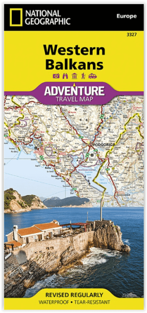 Landkaart Wegenkaart 3327 Westelijke Balkan - Nat Geo
