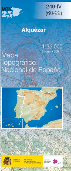 Wandelkaart 0249.4 Alquézar, Huesca, Aragon - CNIG