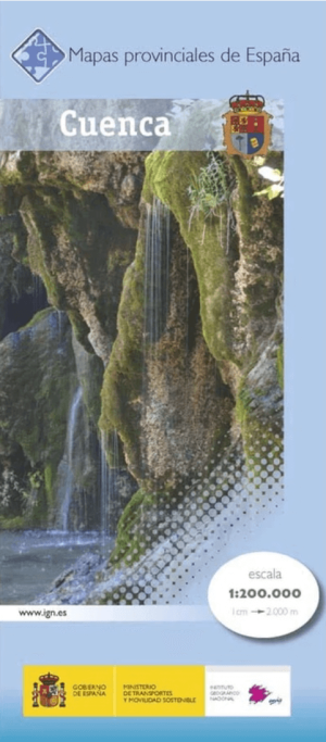 Landkaart Wegenkaart 17 Mapa Provinciales Cuenca - CNIG