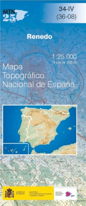 Wandelkaart 0037.3 La Cuesta, Algorta Euskadi - CNIG
