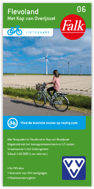 Falk VVV Fietskaart 06 Kop van Overijssel + Flevoland & Noordoostpolder