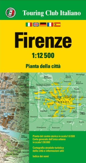 Stadsplattegrond Firenze of Florence Toscane - TCI