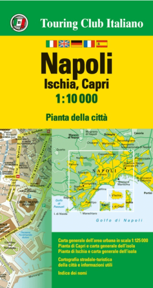 Stadsplattegrond Napels Napoli Campanië Italië - TCI