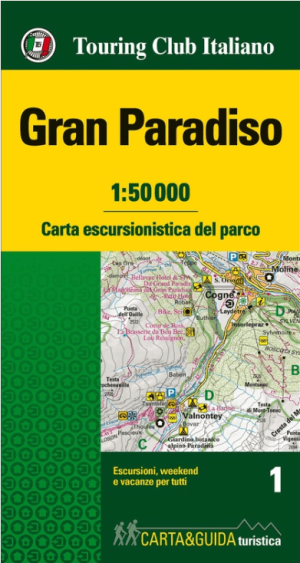 Wandelkaart 1 Gran Paradiso NP - TCI