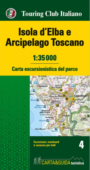 Wandelkaart 4 Isola d'Elba & Arcipelago Toscano - TCI