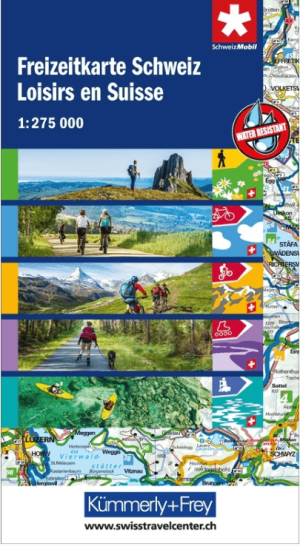 Vrijetijdskaart Holiday Map Zwitserland - Kümmerly & Fry