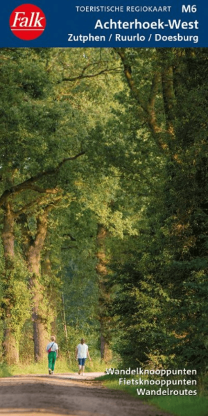 Wandelkaart Regiokaart M06 Achterhoek West Gelderland - Falkplan