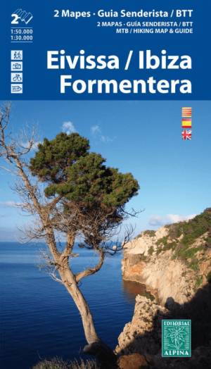 Wandelkaart MTB kaart & Gids Eivissa Ibiza & Formentera - Alpina