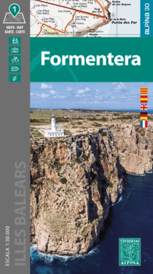Wandelkaart Formentera map & guide - Editorial Alpina