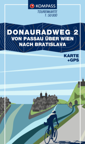 Fietskaart 7004 Donauradweg DEEL 2 - Kompass karten