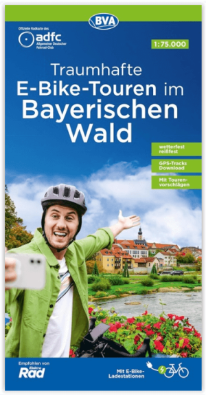 Fietskaart ADFC Regionalkarte Regionalkarte Bayerischer Wald - ADFC