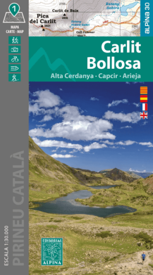 Wandelkaart Alpina 30 Carlit & Bollosa Franse pyreneeën - Alpina