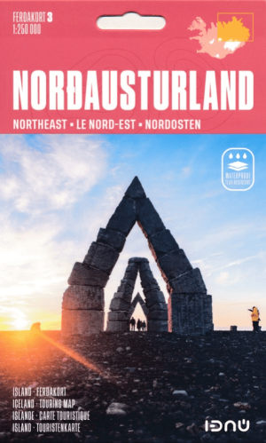 Landkaart Wegenkaart 3 Ijsland Noord-Oost - Ferdakort
