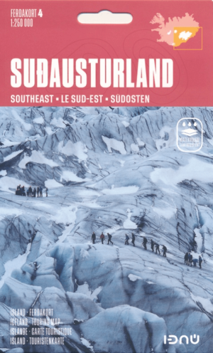 Landkaart Wegenkaart 4 Ijsland Zuid-Oost - Ferdakort