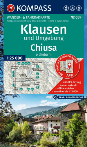 Wandelkaart 059 Klausen und Umgebung - Kompass